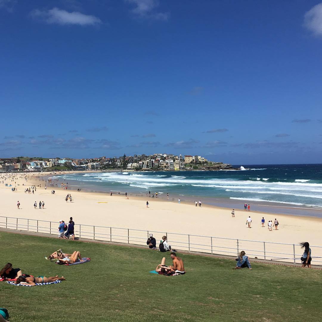 at Bondi Beach Sydney