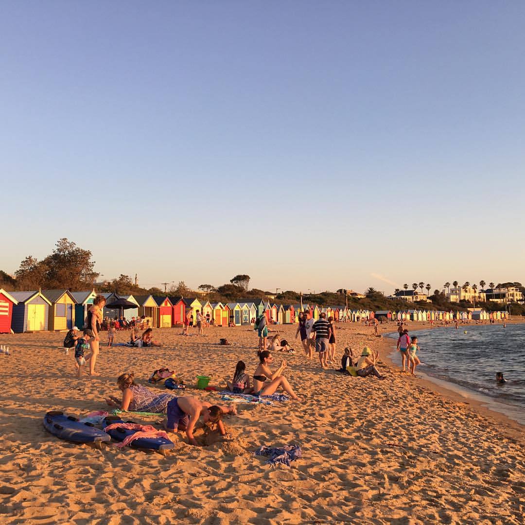 at Brighton Beach