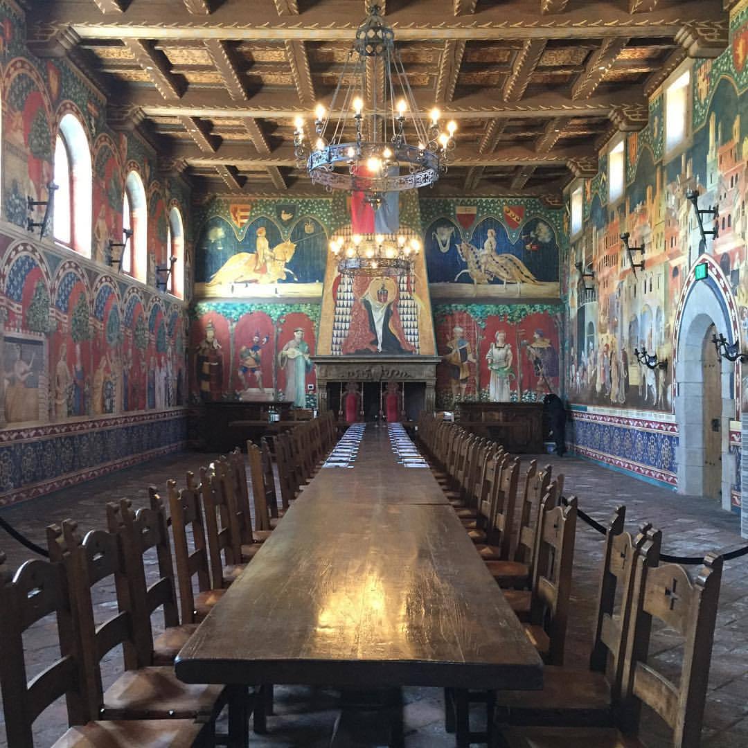 at Castello di Amorosa Vineyard St Helena