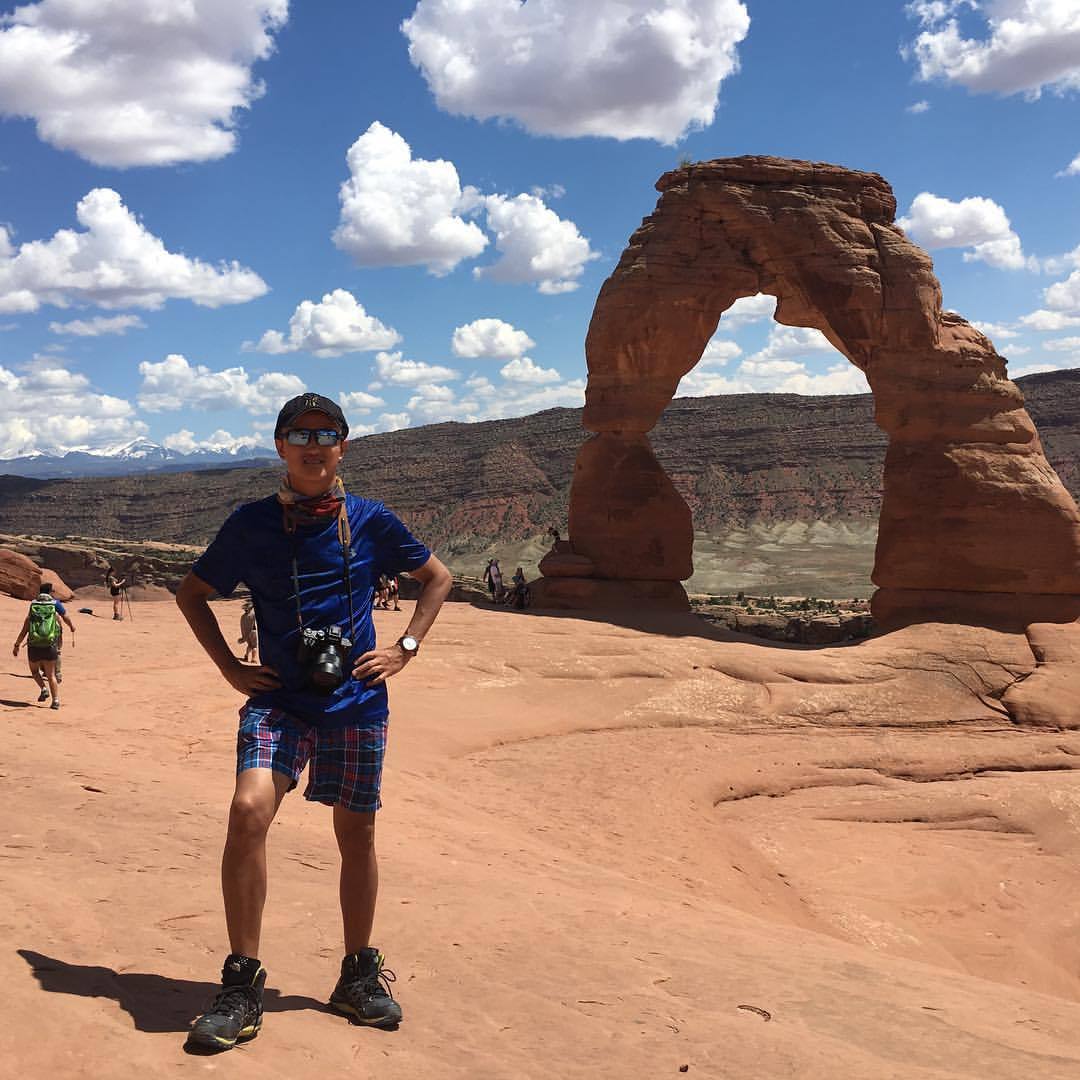 at Delicate Arch