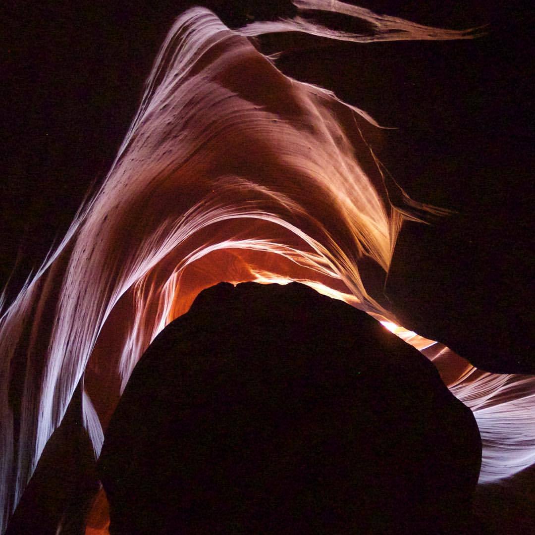 at Lower Antelope Canyon