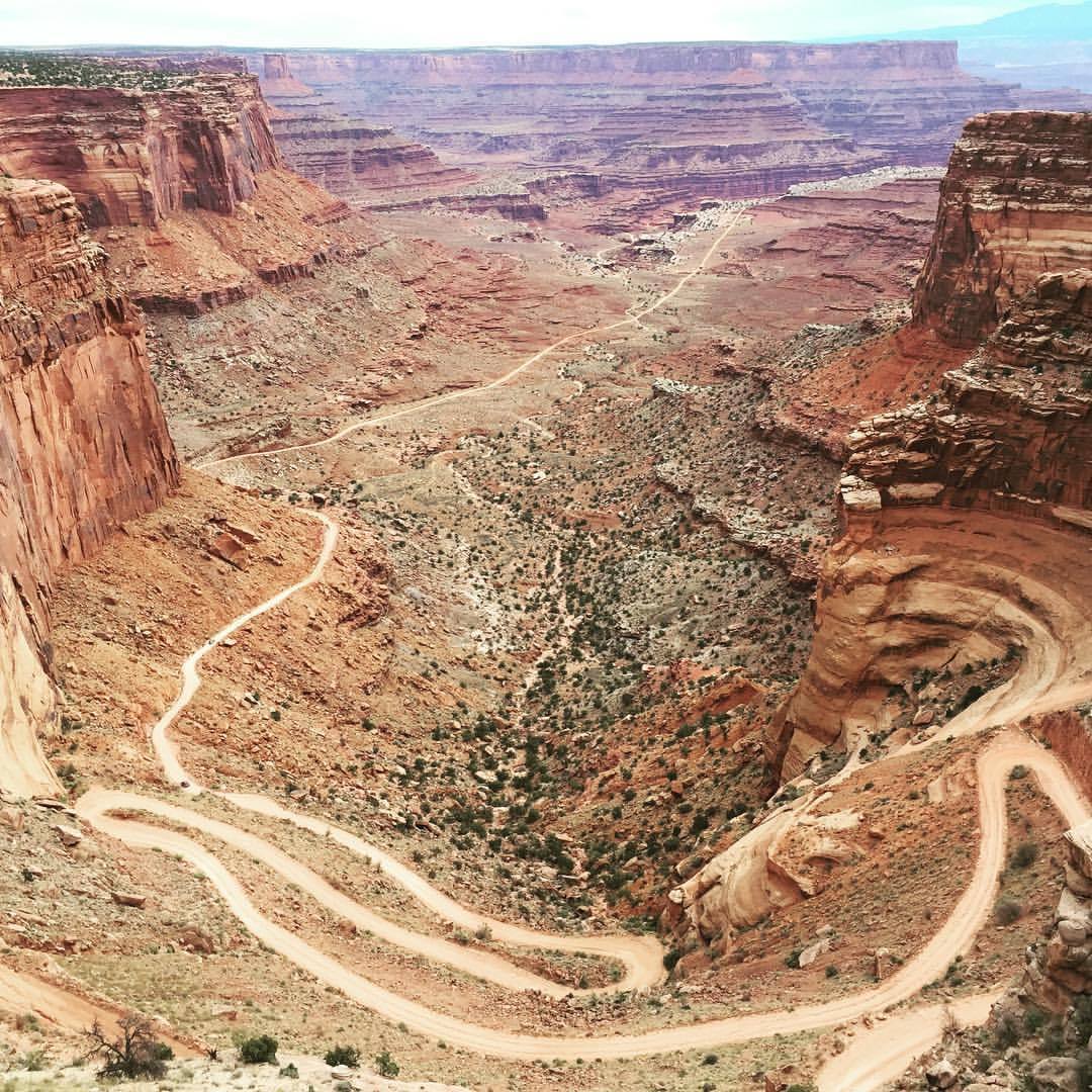 at Shafer Canyon Canyonlands.
