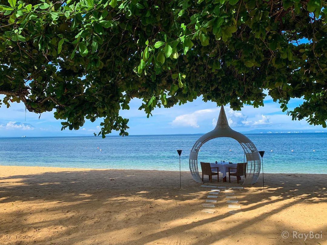 Nobody's private beach in a five-star hotel