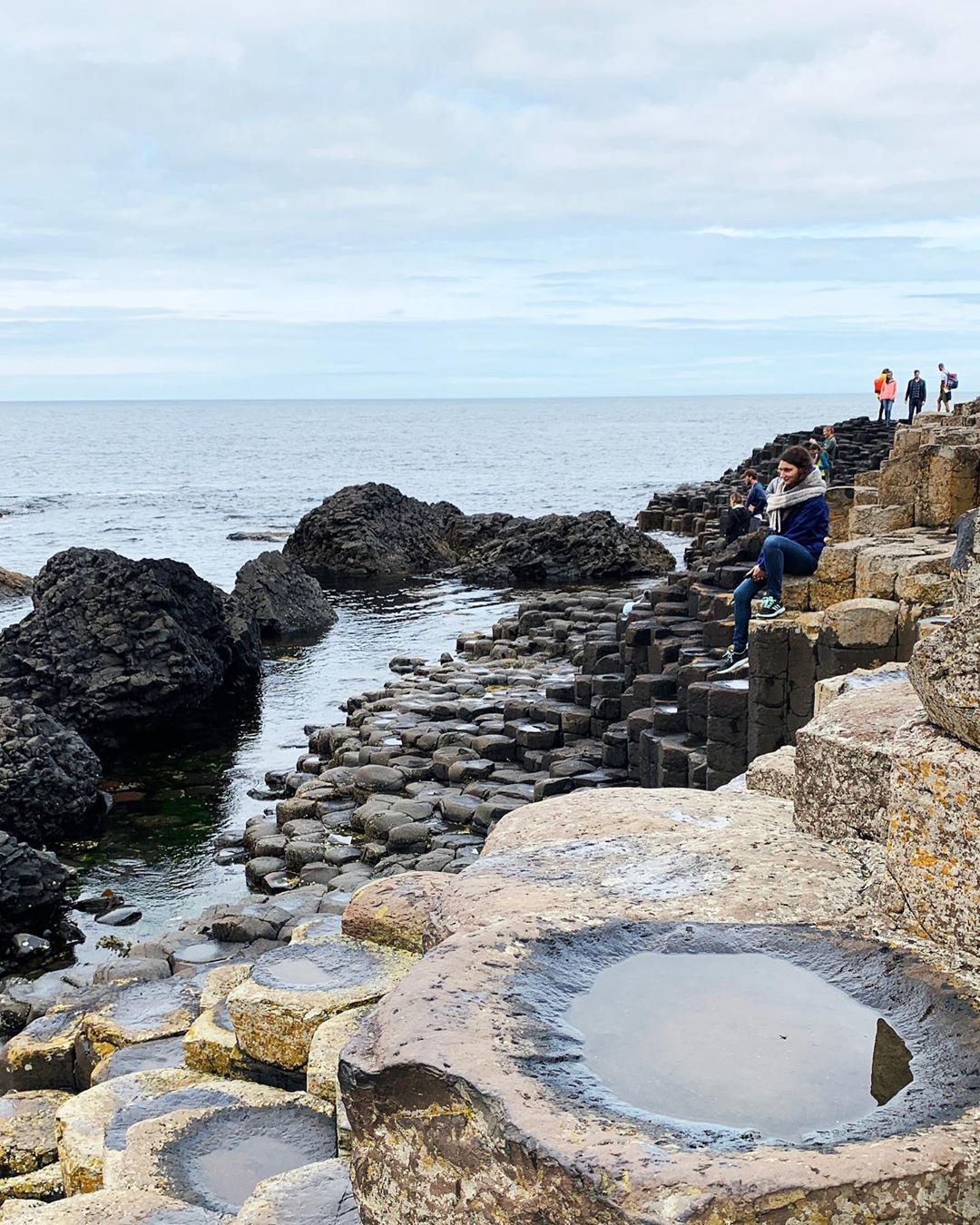 The Giant’s Causeway (at