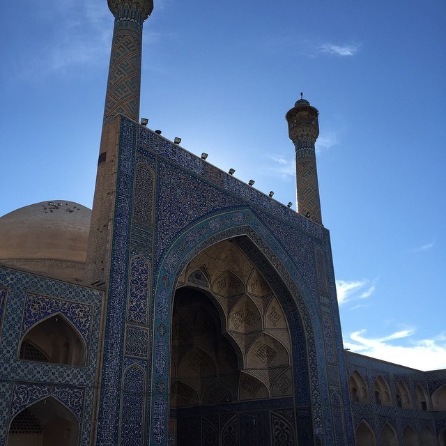在 Jameh Mosque of Isfahan