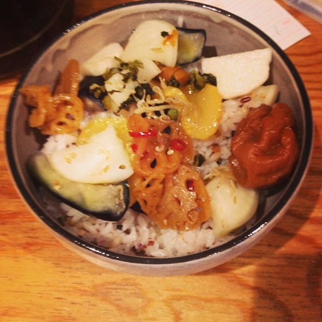 阿古屋茶屋的茶泡饭 (在 二寧坂 (二年坂))